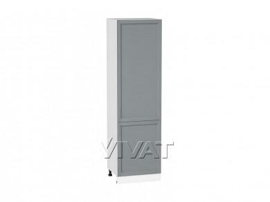 Шкаф пенал Сканди 600 (для верхних шкафов 720) Grey Softwood / Белый