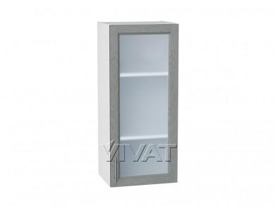 Шкаф верхний со стеклом Сканди 400Н/Б Grey Softwood