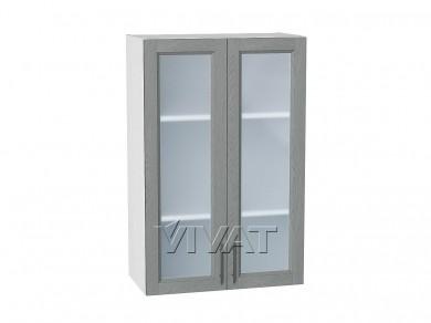Шкаф верхний со стеклом Сканди 600Н/Б Grey Softwood