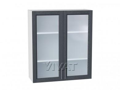Шкаф верхний со стеклом Сканди 800Н/Б Graphite Softwood