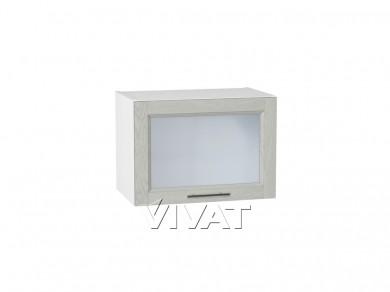 Шкаф верхний горизонтальный со стеклом Сканди 500/Б Cappuccino Softwood