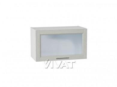 Шкаф верхний горизонтальный со стеклом Сканди 600/Б Cappuccino Softwood