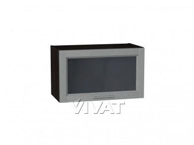 Шкаф верхний горизонтальный со стеклом Сканди 600/G Grey Softwood