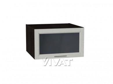 Шкаф верхний горизонтальный со стеклом Сканди 610/G Cappuccino Softwood