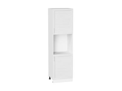 Шкаф пенал под бытовую технику Сканди 600 (для верхних шкафов 720) White Softwood / Белый