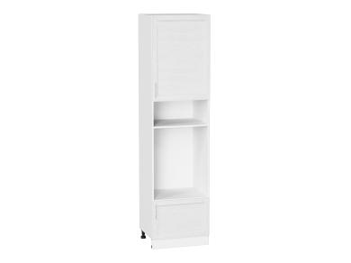 Шкаф пенал под встраиваемую бытовую технику Сканди 600Н (для верхних шкафов 920) White Softwood / Белый