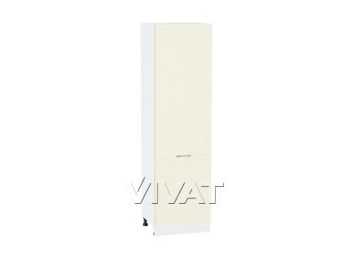 Шкаф пенал Терра 600 (для верхних шкафов 720) Ваниль Софт / Белый