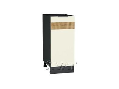 Шкаф нижний с декором Терра 350 правый Ваниль Софт / Graphite