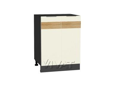 Шкаф нижний с декором Терра 600 Ваниль Софт / Graphite