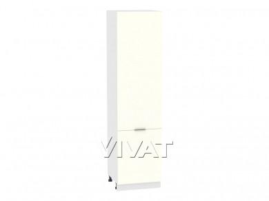 Шкаф-пенал Терра 600 (для верхних шкафов 720) Ваниль Софт / Белый