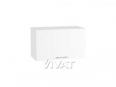 Шкаф верхний горизонтальный с увеличенной глубиной Валерия-М 610 Белый глянец / Белый