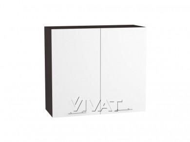 Шкаф верхний Валерия-М 800 Белый глянец / Graphite