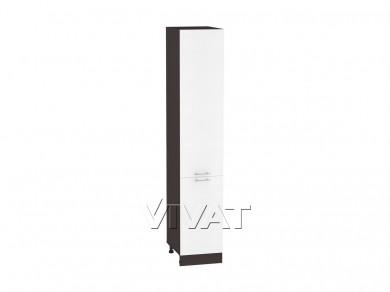 Шкаф-пенал Валерия-М 400 (для верхних шкафов 720) Белый металлик / Венге