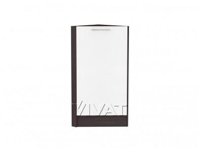 Шкаф нижний торцевой Валерия-М 300 Белый металлик / Graphite