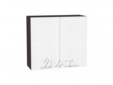 Шкаф верхний Валерия-М 800 Белый металлик / Венге