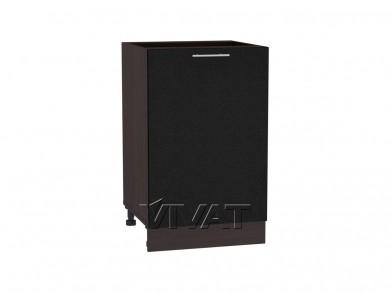 Шкаф нижний Валерия-М 600М Чёрный металлик / Graphite