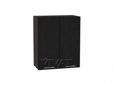 Шкаф верхний Валерия-М 600 Чёрный металлик / Graphite