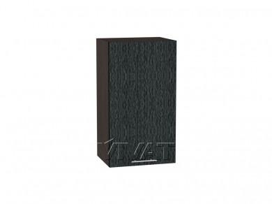 Шкаф верхний Валерия-М 400 Чёрный металлик дождь / Graphite