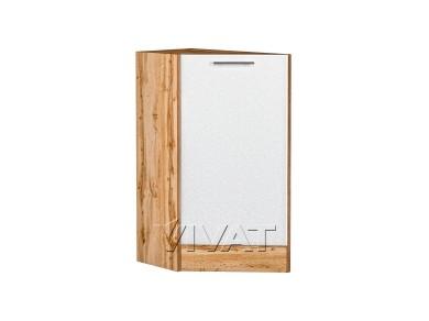 Шкаф нижний торцевой Валерия-М 300 Белый металлик / Дуб Вотан