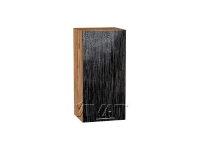 Шкаф верхний Валерия-М 350/Д Чёрный металлик дождь