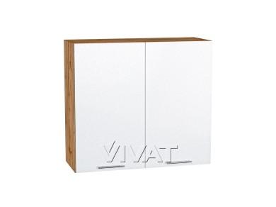 Шкаф верхний Валерия-М 800 Белый металлик / Дуб Вотан