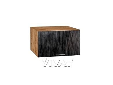 Шкаф верхний горизонтальный Валерия-М 610/Д Чёрный металлик дождь