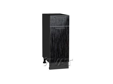 Шкаф нижний с 1 ящиком Валерия-М 300 Чёрный металлик дождь / Graphite