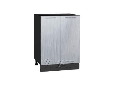 Шкаф-мойка Валерия-М 600/G Серый металлик дождь светлый