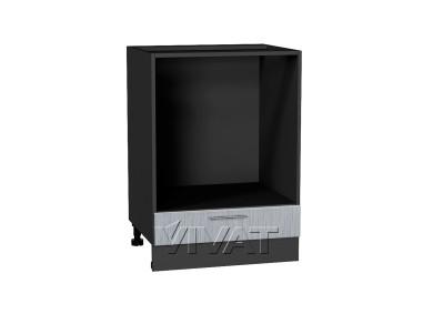 Шкаф под духовку Валерия-М 600 Серый металлик дождь светлый / Graphite