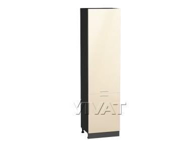 Шкаф пенал Валерия-М 600Н (для верхних шкафов 920) Бежевый металлик / Graphite