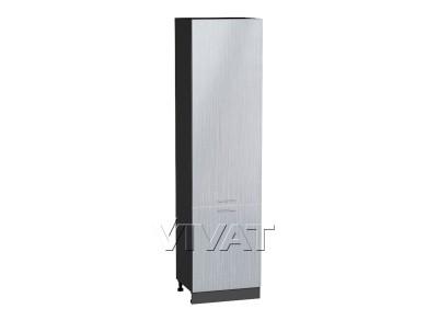 Шкаф пенал Валерия-М 600Н (для верхних шкафов 920)/G Серый металлик дождь светлый