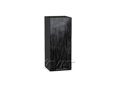 Шкаф верхний Валерия-М 300 Чёрный металлик дождь / Graphite