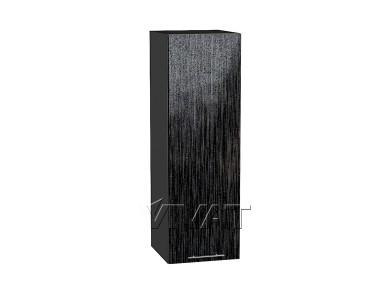 Шкаф верхний Валерия-М 300Н Чёрный металлик дождь / Graphite