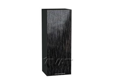 Шкаф верхний Валерия-М 350Н/G Чёрный металлик дождь