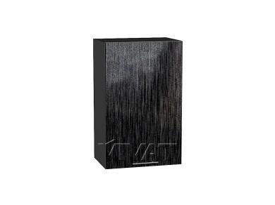 Шкаф верхний Валерия-М 450/G Чёрный металлик дождь