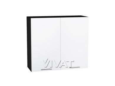 Шкаф верхний Валерия-М 800 Белый глянец / Graphite