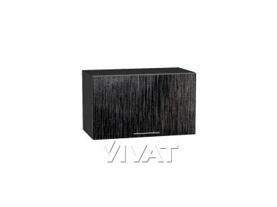 Шкаф верхний горизонтальный Валерия-М 600/G Чёрный металлик дождь