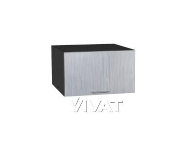 Шкаф верхний горизонтальный с увеличенной глубиной Валерия-М 610 Серый металлик дождь светлый / Graphite