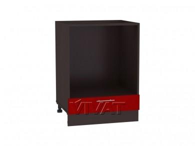 Шкаф под духовку Валерия-М 600 Гранатовый металлик / Graphite