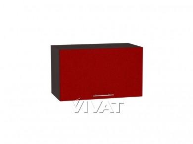 Шкаф верхний горизонтальный с увеличенной глубиной Валерия-М 610 Гранатовый металлик / Graphite