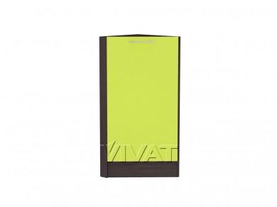 Шкаф нижний торцевой Валерия-М 300 Лайм глянец / Graphite