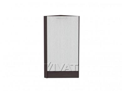 Шкаф нижний торцевой Валерия-М 300 Серый металлик дождь светлый / Graphite