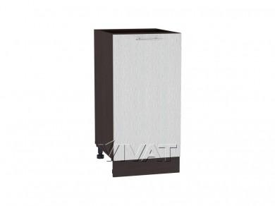 Шкаф нижний Валерия-М 400 Серый металлик дождь светлый / Graphite