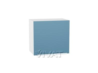 Шкаф верхний горизонтальный Фьюжн 500Н Silky Blue / Белый