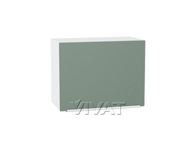 Шкаф верхний горизонтальный Фьюжн 600Н Silky Mint / Белый