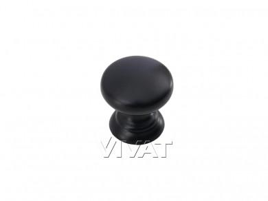 Ручка кнопка мебельная URSULA RC433BL 4 BL Черный матовый