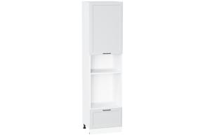 Шкаф пенал под встраиваемую бытовую технику Барселона 600Н (для верхних шкафов 920) Белый / Белый