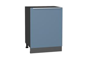 Шкаф нижний под мойку Фьюжн М 600М Silky Blue / Graphite