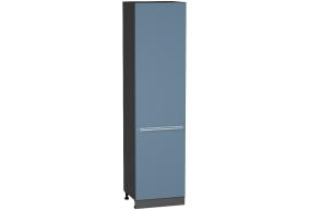 Шкаф пенал Фьюжн 600Н (для верхних шкафов 920) Silky Blue / Graphite