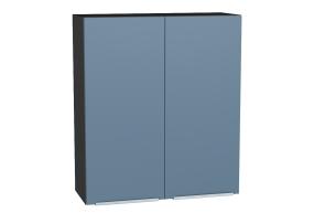 Шкаф верхний Фьюжн 800Н Silky Blue / Graphite
